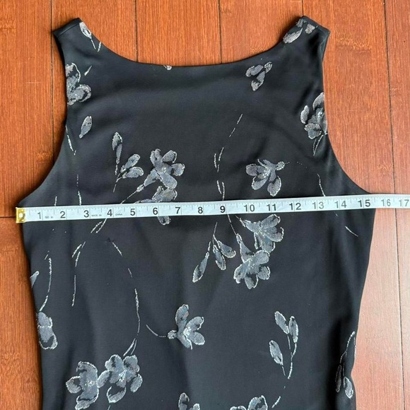 Vintage Byer Too! Black‎ and Silver Midi Dress - Picture 7 of 8